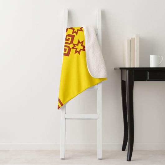 Couverture Sherpa Drapeau de Tchouvachie (En situation)
