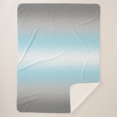 Couverture Sherpa Drapeau Déiboy Gradient Pride - Drapeau Demiboy (Devant)