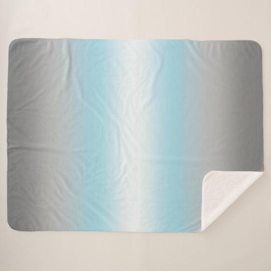 Couverture Sherpa Drapeau Déiboy Gradient Pride - Drapeau Demiboy (Devant (Horizontal))