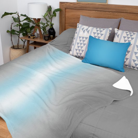 Couverture Sherpa Drapeau Déiboy Gradient Pride - Drapeau Demiboy