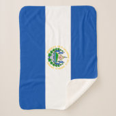 Couverture Sherpa Drapeau d'El Salvador (Devant)