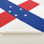Couverture Sherpa Drapeau des Antilles Pays-Bas (3/4)