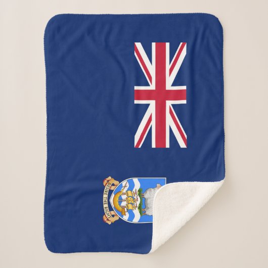 Couverture Sherpa Drapeau des îles Falkland (Devant)