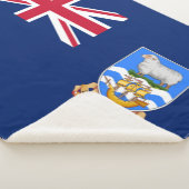 Couverture Sherpa Drapeau des îles Falkland (Territoire britannique) (3/4)