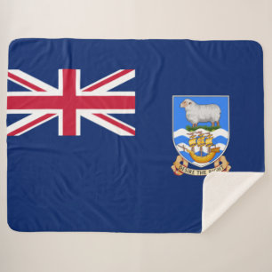 Couverture Sherpa Drapeau des îles Falkland (Territoire britannique)
