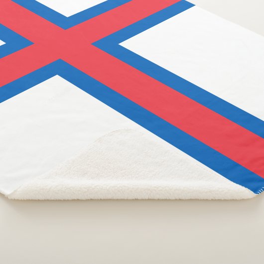 Couverture Sherpa Drapeau des îles Féroé (3/4)
