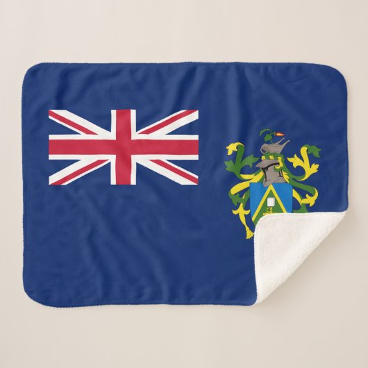 Couverture Sherpa Drapeau des îles Pitcairn (Devant (Horizontal))