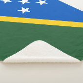 Couverture Sherpa Drapeau des Îles Salomon (3/4)