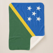 Couverture Sherpa Drapeau des Îles Salomon (Devant)