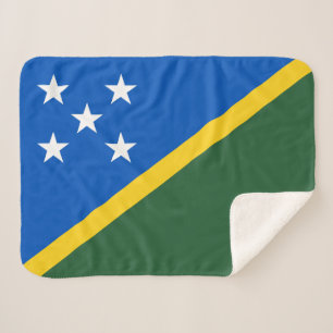 Couverture Sherpa Drapeau des Îles Salomon