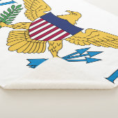 Couverture Sherpa Drapeau des îles Vierges américaines (3/4)