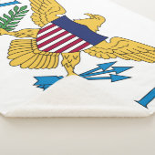 Couverture Sherpa Drapeau des îles Vierges américaines (3/4)