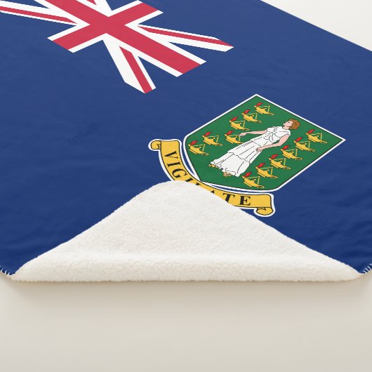 Couverture Sherpa Drapeau des îles Vierges britanniques (3/4)