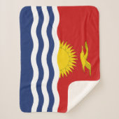 Couverture Sherpa Drapeau des Kiribati (Devant)