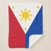 Couverture Sherpa Drapeau des Philippines (Devant)