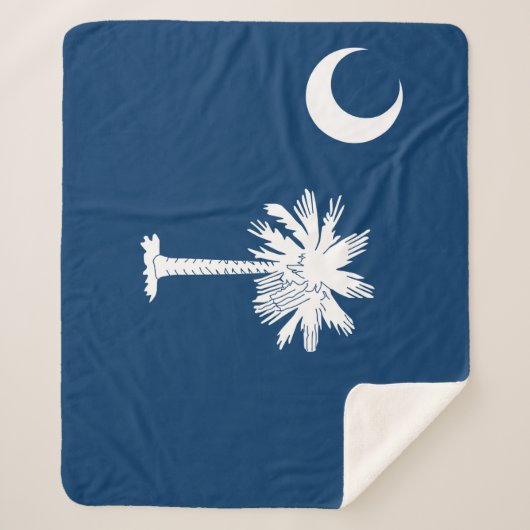 Couverture Sherpa Drapeau d'État de Caroline du Sud (Devant)