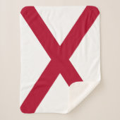 Couverture Sherpa Drapeau d'État de l'Alabama (Devant)