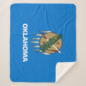 Couverture Sherpa Drapeau d'État de l'Oklahoma (Devant)