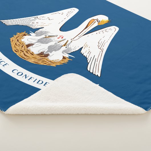 Couverture Sherpa Drapeau d'État de Louisiane (3/4)