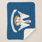 Couverture Sherpa Drapeau d'État de Louisiane (Devant)