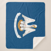 Couverture Sherpa Drapeau d'État de Louisiane (Devant)