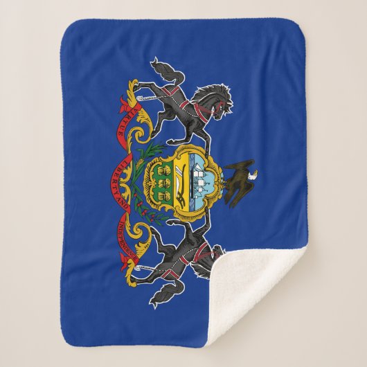 Couverture Sherpa Drapeau d'État de Pennsylvanie (Devant)