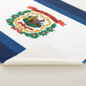 Couverture Sherpa Drapeau d'État de Virginie-Occidentale (3/4)