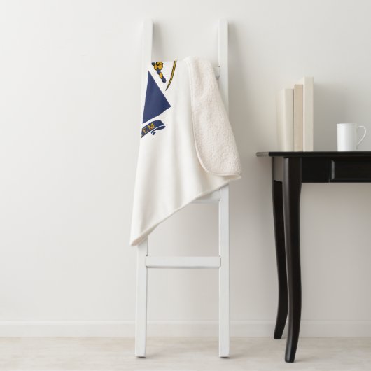 Couverture Sherpa Drapeau d'État du Massachusetts (En situation)