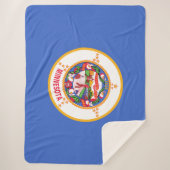 Couverture Sherpa Drapeau d'État du Minnesota (Devant)