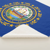 Couverture Sherpa Drapeau d'Etat du New Hampshire (3/4)