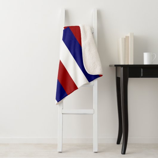 Couverture Sherpa Drapeau d'Hawaï (En situation)