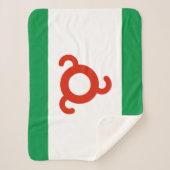 Couverture Sherpa Drapeau d'Ingushetie (Devant)