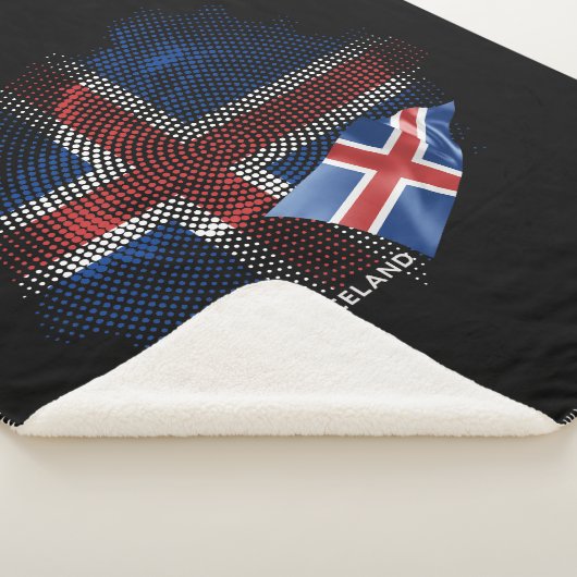Couverture Sherpa Drapeau d'Islande (3/4)