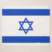 Couverture Sherpa Drapeau d'Israël (Devant (Horizontal))