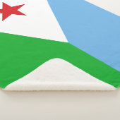 Couverture Sherpa Drapeau Djibouti (3/4)