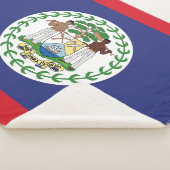 Couverture Sherpa Drapeau du Belize (3/4)