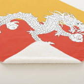 Couverture Sherpa Drapeau du Bhoutan patriotique (3/4)