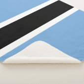 Couverture Sherpa Drapeau du Botswana (3/4)