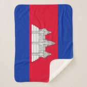 Couverture Sherpa Drapeau du Cambodge patriotique (Devant)