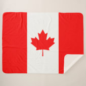 Couverture Sherpa Drapeau du Canada (Devant (Horizontal))