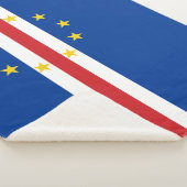 Couverture Sherpa Drapeau du Cap-Vert (3/4)