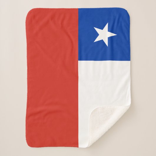 Couverture Sherpa Drapeau du Chili (Devant)