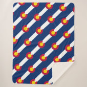 Couverture Sherpa Drapeau du Colorado (Devant)