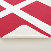 Couverture Sherpa Drapeau du Danemark (3/4)