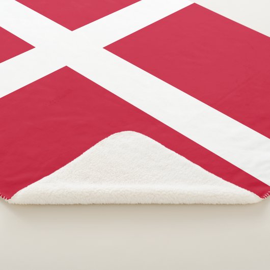 Couverture Sherpa Drapeau du Danemark (3/4)