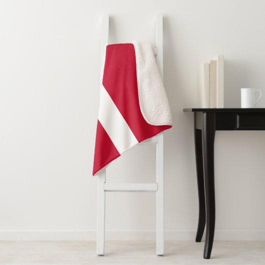 Couverture Sherpa Drapeau du Danemark (En situation)
