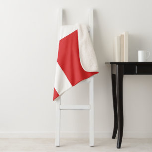 Couverture Sherpa Drapeau du Danemark