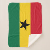 Couverture Sherpa Drapeau du Ghana (Devant)