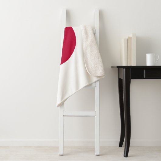 Couverture Sherpa Drapeau du Japon (En situation)