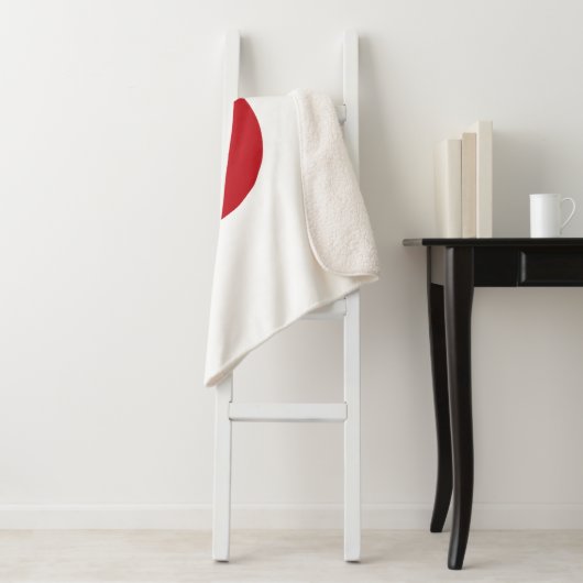 Couverture Sherpa Drapeau du Japon (En situation)